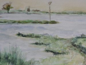 Lek by Schalkwyk aquarel 30-40 cm