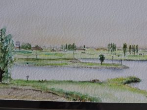 River view   aquarel 20-30 cm